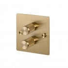 Buster + Punch 2G Dimmer Switch Brass