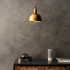 Buster + Punch Forked Metal Shade Pendant Medium Brass