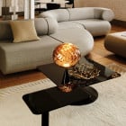 Whirl Cone Fat Table Gold/Black LED On Table