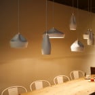 Marset Pleat Box 24 LED Pendant Lifestyle Dining Table 2