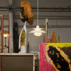 Louis Poulsen PH 5 320 Opal Pendant - White in Studio