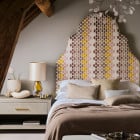 Porta Romana Lava Table Lamp Honey at Bedside