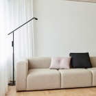 HAY Fifty-Fifty LED Floor Lamp Soft Black