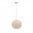 Large Lita Suspension Light in White