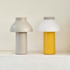 HAY PC Portable Table Lamp Cool Grey & Soft Yellow