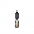 Buster + Punch Heavy Metal Pendant - Gunmetal with Smoked Bulb