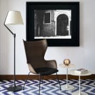 Dark Wood, Black with Leather Seat Kartell Smart Wood K/Wood Chair