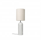 Gubi Gravity XL Floor Lamp High Canvas Shade/White Marble