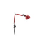 Artemide Tolomeo Wall Light Micro Red