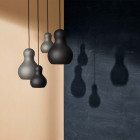 Collection of Grey and Balck Calabash Pendants
