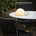Estiluz Circ LED Outdoor Table Lamp Small 3726 Black