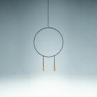 Estiluz Revolta LED Pendant Large 3636 Satin Gold