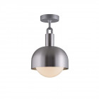 Buster + Punch Forked Globe & Shade Ceiling Light (Medium - Steel Opal)