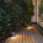 Vibia Dots Outdoor LED Floor Lamps on Decking