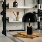 Tom Dixon Bell LED Portable Lamp - Black on Desk