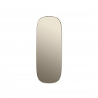 Muuto Framed Mirror Large Taupe/Taupe Glass