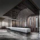 Lodes Rain LED Pendant Black Cluster