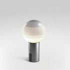 Marset Dipping Light Portable LED Table Lamp Off White-Graphite