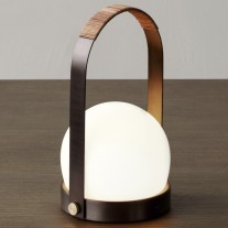 Audo Copenhagen Carrie Leather LED Table Lamp