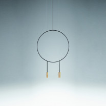 Estiluz Revolta LED Pendant Large 3636 Satin Gold