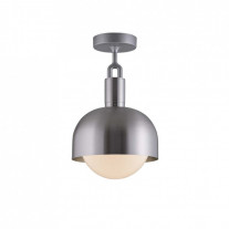 Buster + Punch Forked Globe & Shade Ceiling Light (Medium - Steel Opal)