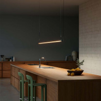 Marset Fris LED Suspension Light Over Kitchen Island