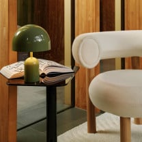 Tom Dixon Bell v2 LED Portable Lamp Lifestyle Table