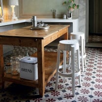 Large White Kartell Charles Ghost Stool