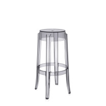 Kartell Charles Ghost Stool - Large, Grey