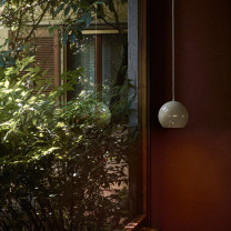 &Tradition Topan VP6 Pendant Grey Beige by Window