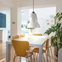 Anglepoise Original 1227 Giant Pendant Light White Above Table