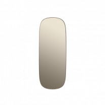 Muuto Framed Mirror Large Taupe/Taupe Glass