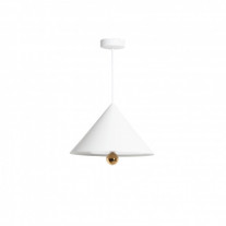 Petite Friture LED Cherry Pendant Large White & Gold