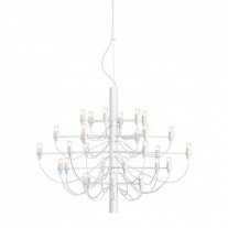 Flos 2097/50 Chandelier White - Frosted Bulbs