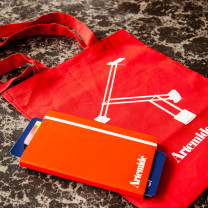 Artemide Tote Bag and Notebook