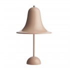 Verpan Pantop Portable Table Lamp Dusty Rose