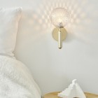 Nuura Miira Wall Light Brass/Optic Clear