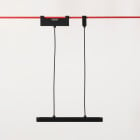 Artemide Funivia Lighting System - Vertical Suspension in Black