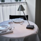 Santa & Cole Gira Mini Portable Lamp Black Aluminium