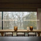 Vibia Asia LED Suspension Light Lifestyle Table