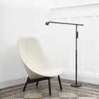 HAY Fifty-Fifty LED Floor Lamp Soft Black