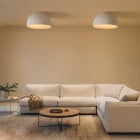 Vibia Duo Ceiling Dome LED Light Lifestyle Lounge