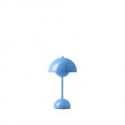 &Tradition Flowerpot VP9 LED Portable Lamp Swim Blue