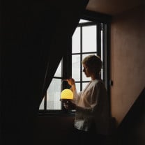 Audo Copenhagen Carrie Leather LED Portable Lamp