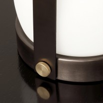 Audo Copenhagen Carrie Leather LED Table Lamp Close Up