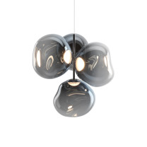Tom Dixon Melt LED Chandelier Nickel Small