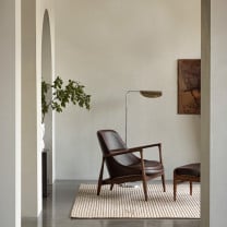 Audo Copenhagen Wing Floor Lamp Bronzed Brown in Lounge