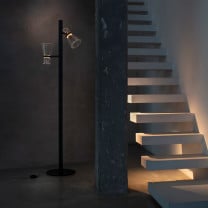 Flos Nocturne LED Floor Lamp Lifestyle Stairway 2