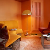 Louis Poulsen Panthella Originals 500 Floor Lamp Lifestyle Lounge 2