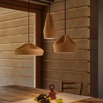 Marset Pleat Box 13 LED Pendant Lifestyle Dining Table 2
